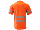 Säntis T-Shirt Kurzarm UPF 40, Gr. M - leuchtorange, mit Reflexstreifen