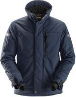 Allround Work gefütterte Jacke, Gr. 2XL - marineblau/schwarz, 100% PES, 220 g/m²