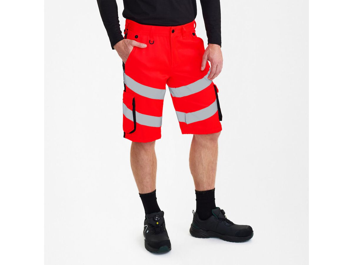 Safety Light Shorts Gr. 42 - rot/schwarz