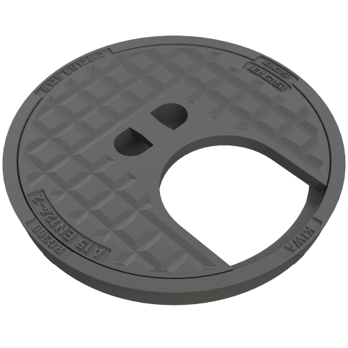 BGS Schachtabdeckung Fig. 111 DW - Kl. A15, mit Aussparung für Dachwasser