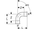 MPF-Bogen 90° 22 mm Nr. 20104