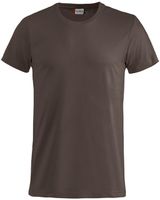 CLIQUE BASIC-T T-Shirt Grösse 2XL - dunkles mocca, 100% Baumwolle 145g/m²