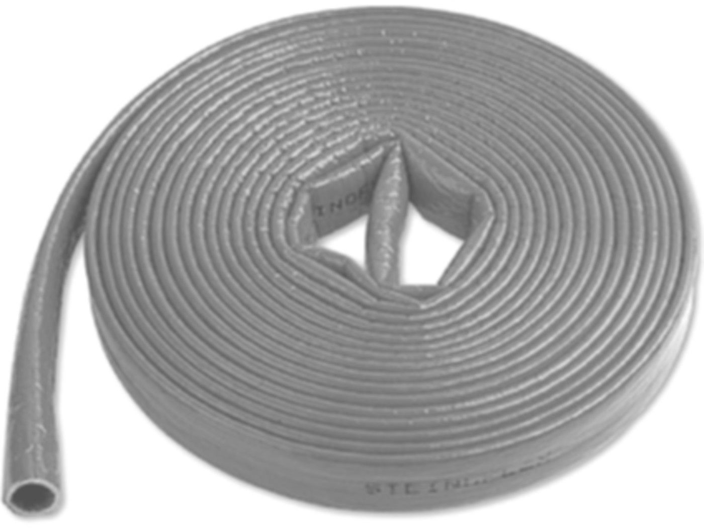 PE-Schutzschlauch silber - geschlossenzelliges Polyethylen +90°