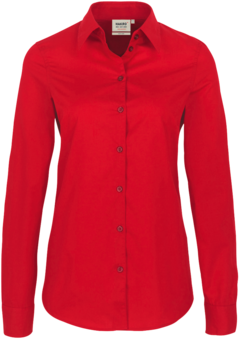 Bluse 1/1-Arm Performance Gr. S, rot - 50% Baumwolle, 50% Polyester, 120 g/m²