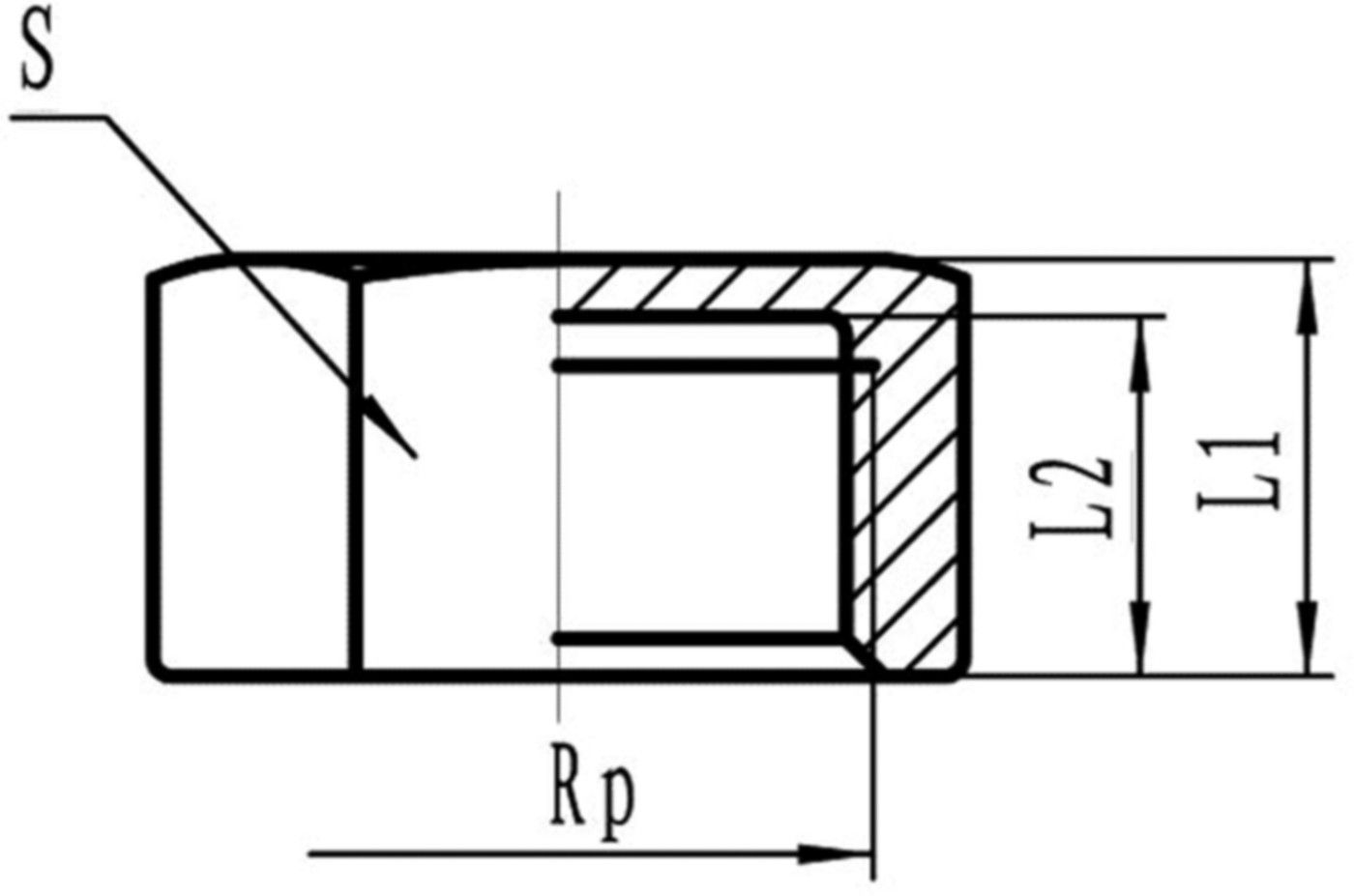 Kappe Nr. 300 rostfrei