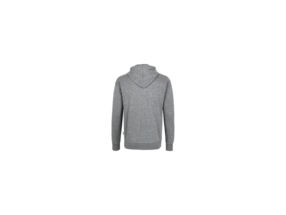 Kapuzen-Sweatshirt Premium S grau mel. - 60% Polyester, 40% Baumwolle, 300 g/m²