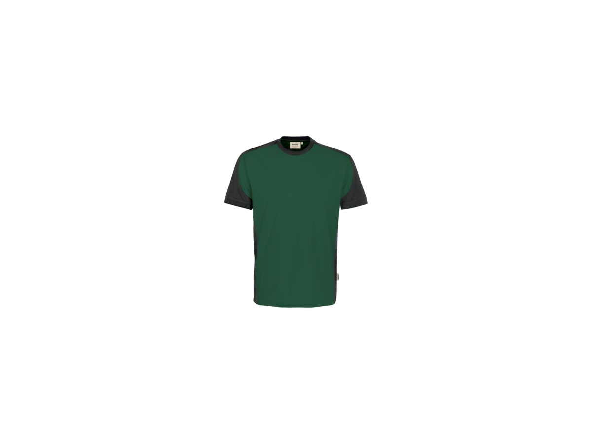 T-Shirt Contrast Perf. 2XL tanne/anth. - 50% Baumwolle, 50% Polyester, 160 g/m²