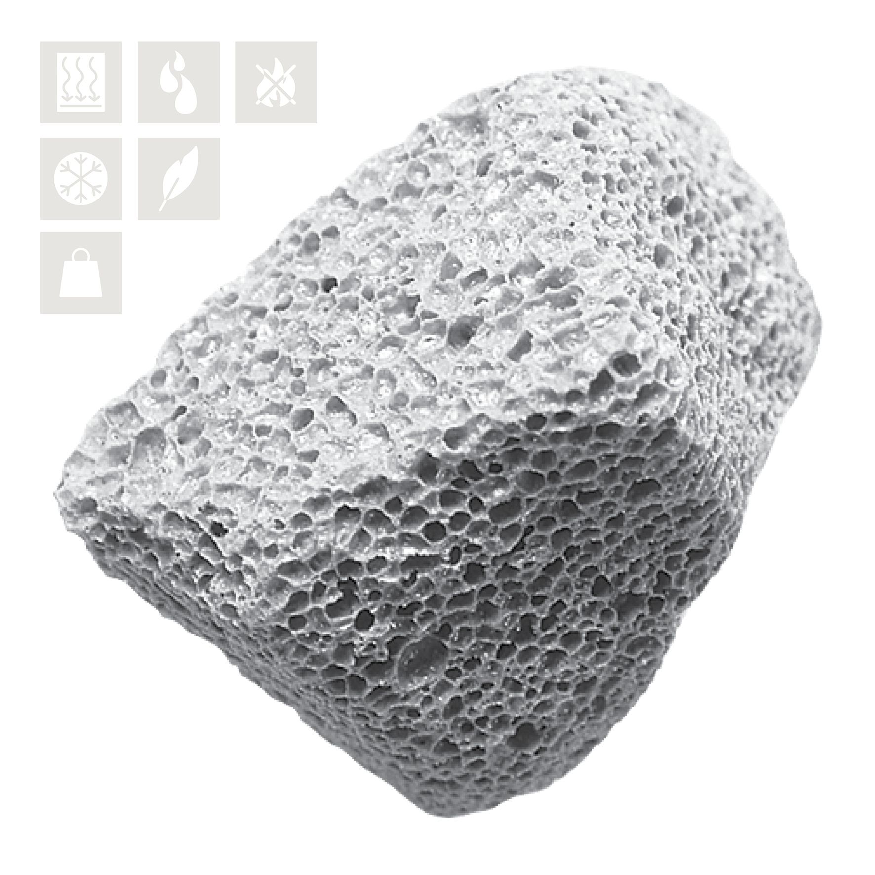 Misapor Glasschaum-Schotter