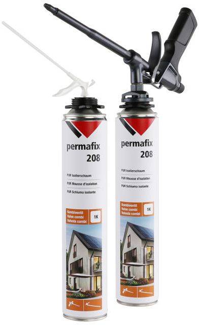 Permafix 208 PUR-Isolierschaum 1K - mit Kombiventil, Einkomponentig