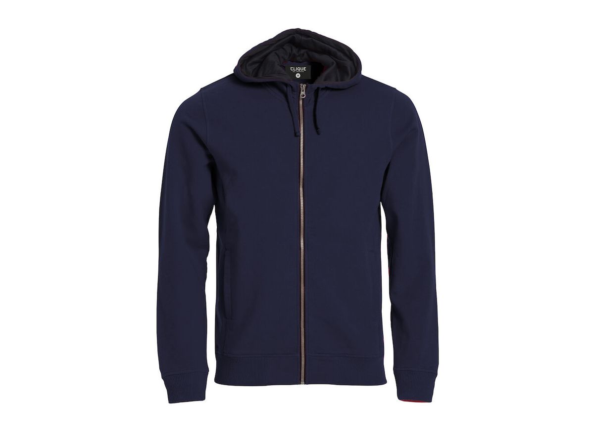 CLIQUE Classic Hoody full zip - 60% Baumwolle, 40% Polyester