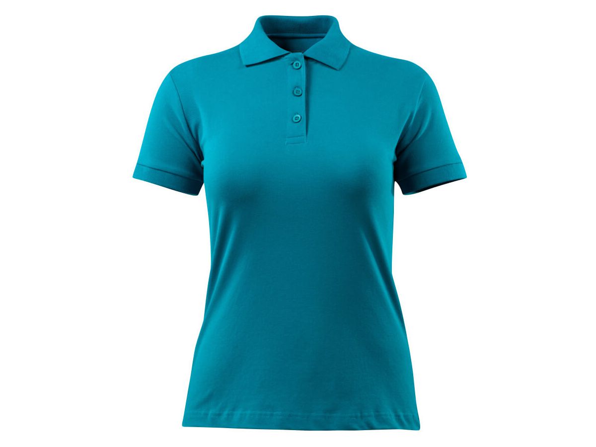 GRASSE Damen Polo-Shirt, Gr. M - petroleum, 95% CO/5% EL, 220 g/m2