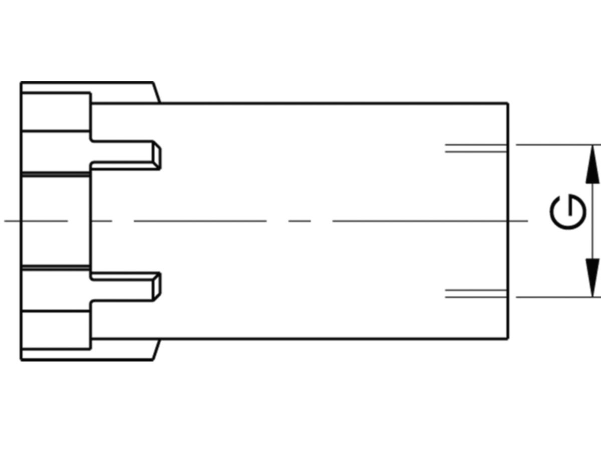 Instaflex Befestigungshülse 1/2 - 760 853 298