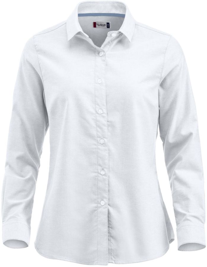 CLIQUE NEW GARLAND Langarm Oxfordbluse - 100% Baumwolle, 130 g/m2