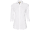 Bluse Vario-¾-Arm Perf. Gr. 2XL, weiss - 50% Baumwolle, 50% Polyester