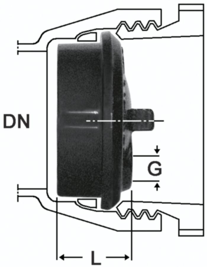 Verschlusszapfen zu Schraubmuffe - Fig. 2393