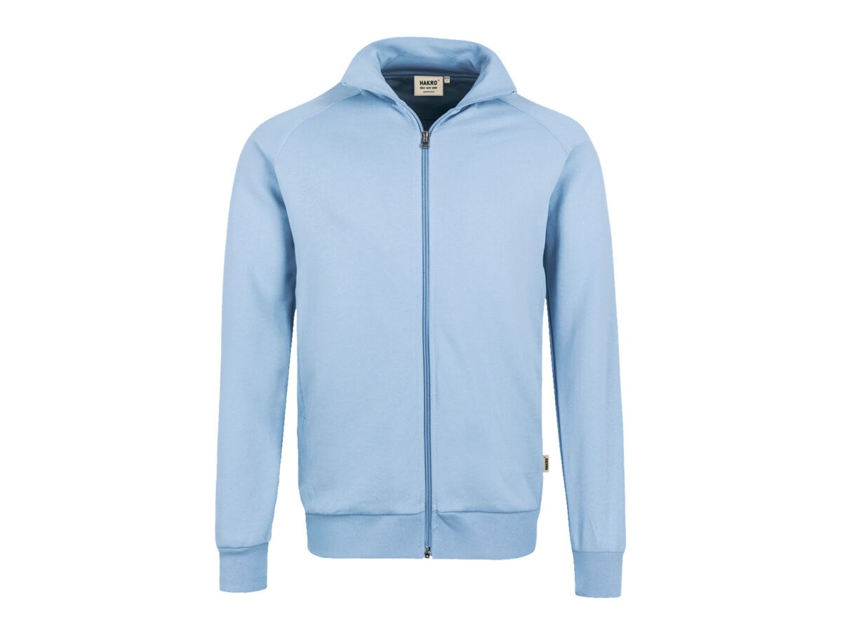 Sweatjacke College Sportlicher Raglan- - Schnitt 70% Baumw. 30% Polyest.300 g /m²