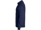 CLIQUE Basic Cardigan Sweatjacke Gr. 2XL - dunkelmarine, 65% PES / 35% CO, 280 g/m²