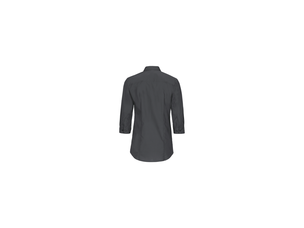 Bluse Vario-¾-Arm Perf. Gr. M, anthrazit - 50% Baumwolle, 50% Polyester, 120 g/m²