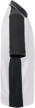 Poloshirt Contrast Perf. 4XL weiss/anth. - 50% Baumwolle, 50% Polyester, 200 g/m²