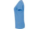 Damen-V-Shirt Classic Gr. XS, malibublau - 100% Baumwolle, 160 g/m²
