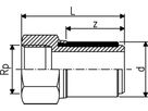 Übergangsadapter MS mit IG ELGEF+ - 63-11/4"