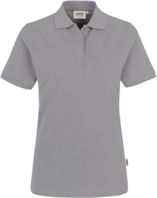 Damen-Poloshirt Classic Gr. M, titan - 100% Baumwolle