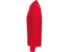 Longsleeve-Poloshirt Classic 3XL rot - 100% Baumwolle, 220 g/m²