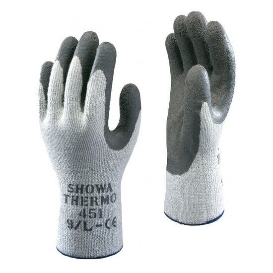 SHOWA Thermo Grip 451 Handschuh - Latexbeschicht. atmungsaktiver Handrück.