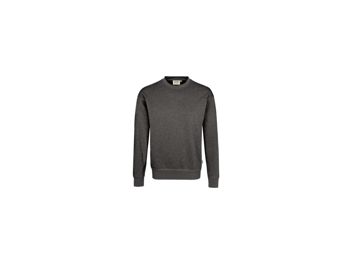 Sweatshirt Perf. 3XL anthrazit meliert - 50% Baumwolle, 50% Polyester, 300 g/m²