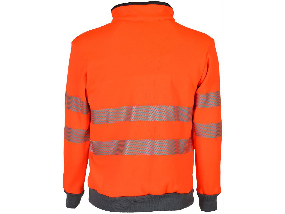 Warnschutz-Sweatshirt, leuchtorange - HUSKY NOVA REFLEX, Gr. M