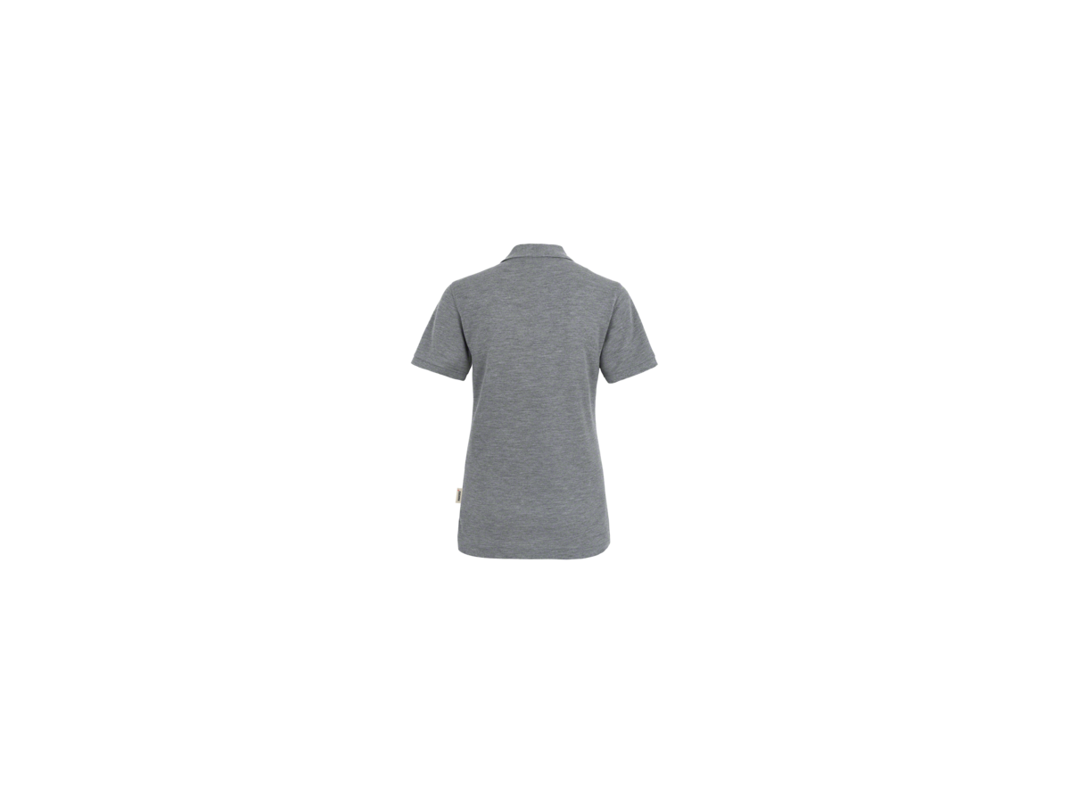Damen-Poloshirt Top 3XL grau meliert - 60% Baumwolle, 40% Polyester, 200 g/m²