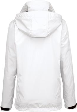 Damen-Regenjacke Colorado Gr. XS, weiss - 100% Polyester