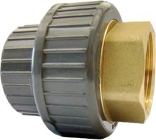 Übergangsverschraubung PVC-U/Messing - metrisch mit IG