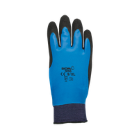 Schutzhandschuhe SHOWA 306 Naturlatex - blau/schwarz
