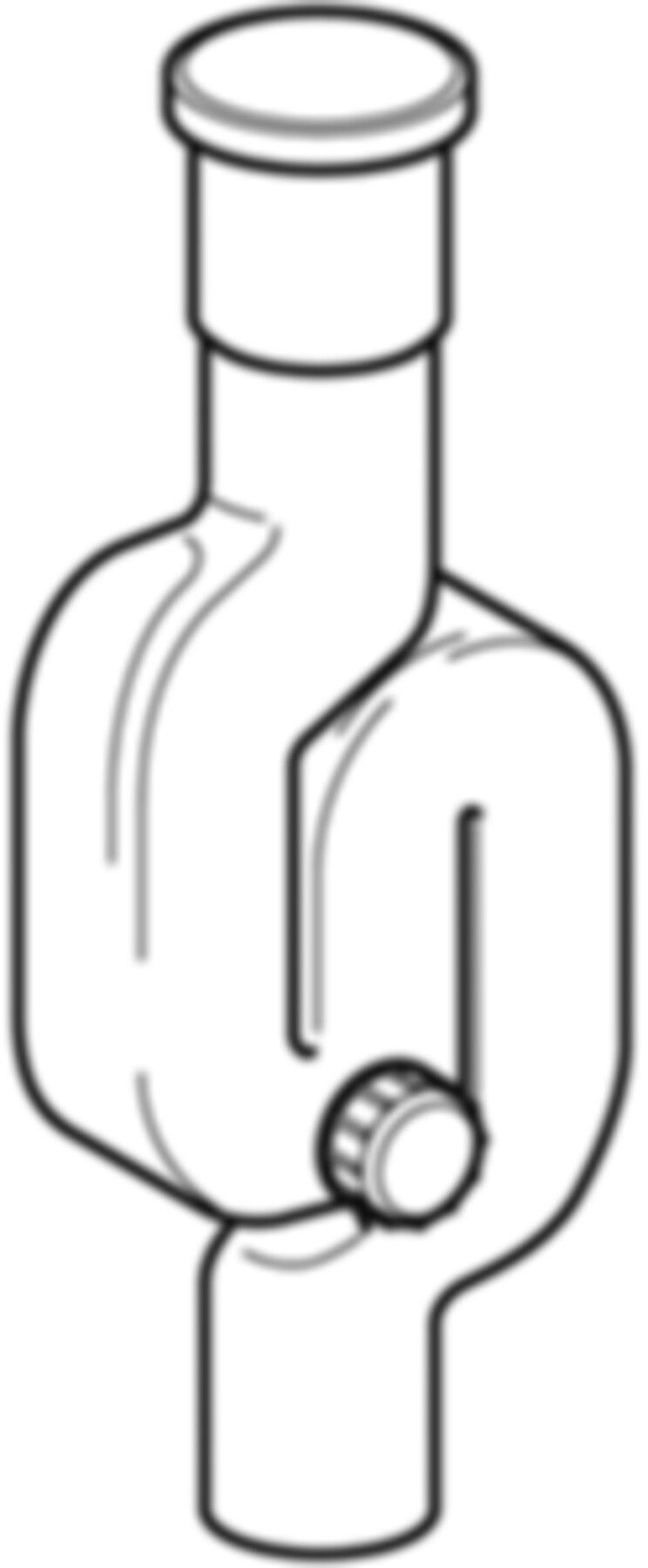 Geberit PE Sifon mit Reinigungsöffnung