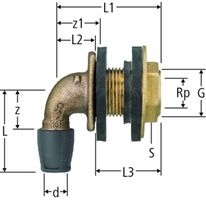 Optiflex-Profix-Wanddurchführungswinkel