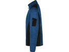 Strickfleecejacke Dawson, Gr. L - royalblau meliert