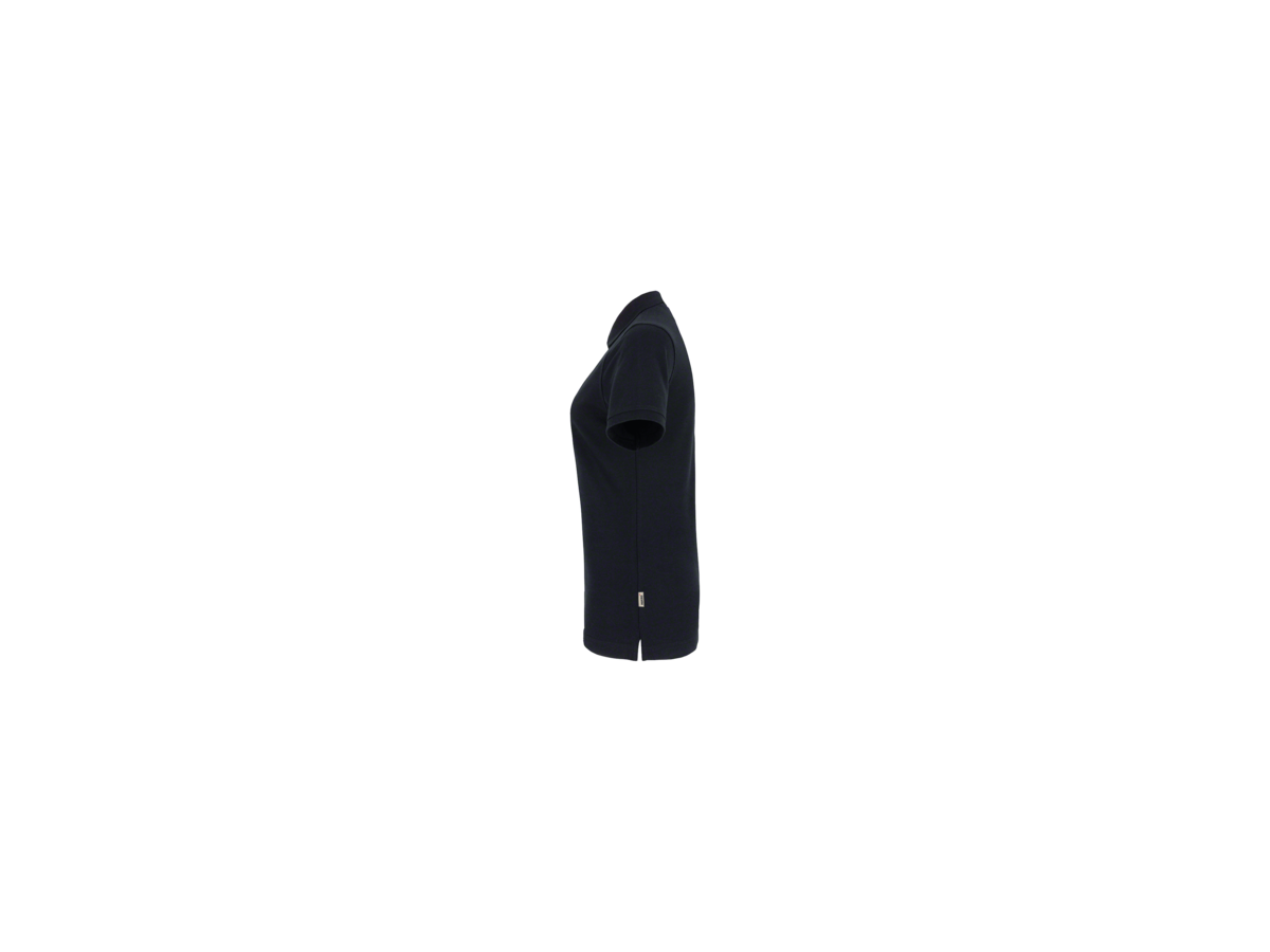 Damen-Poloshirt Perf. Gr. S, schwarz - 50% Baumwolle, 50% Polyester, 200 g/m²