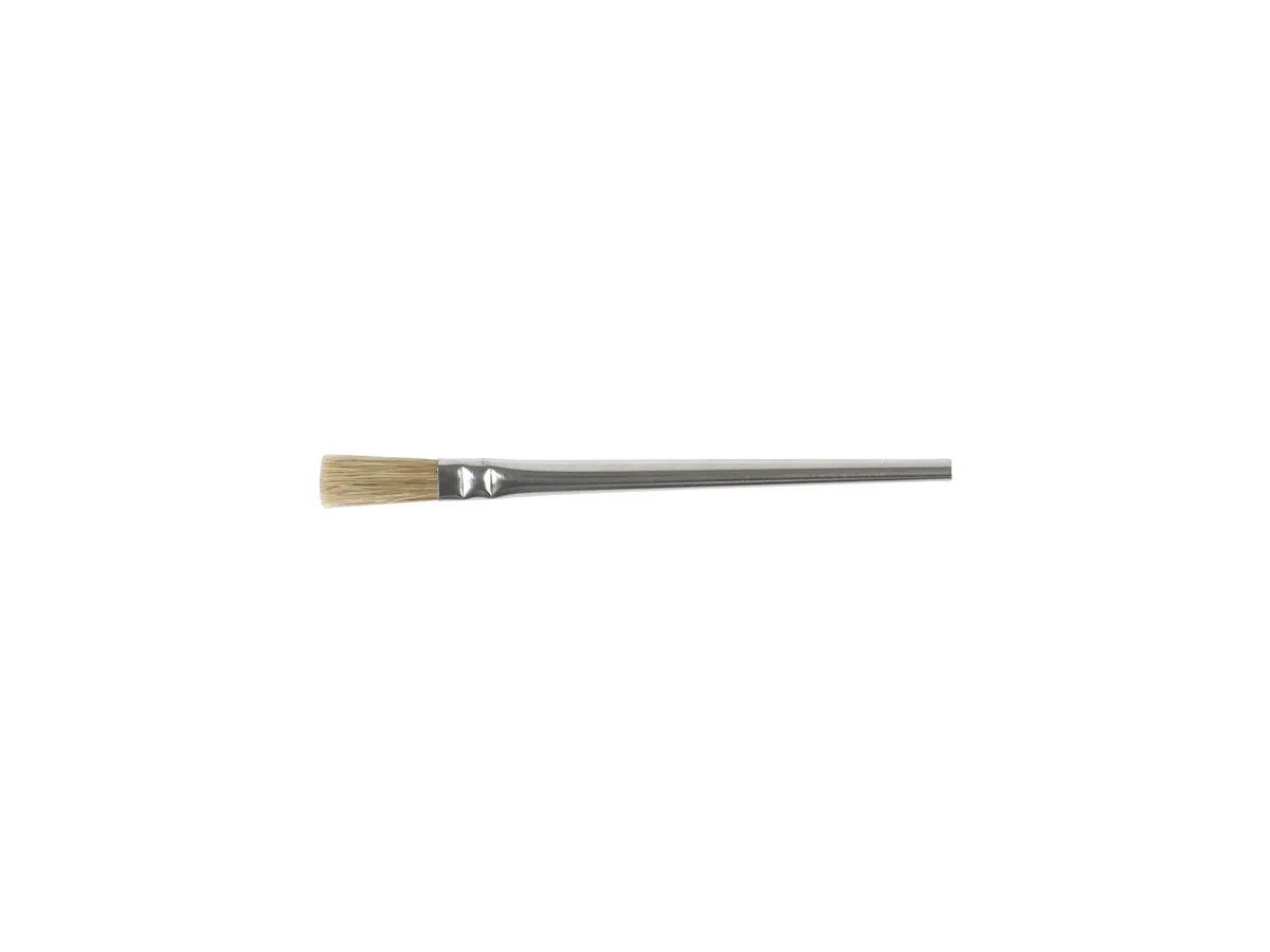 Lötwasserpinsel  9 mm falbe - Borsten, mit Blechstiel