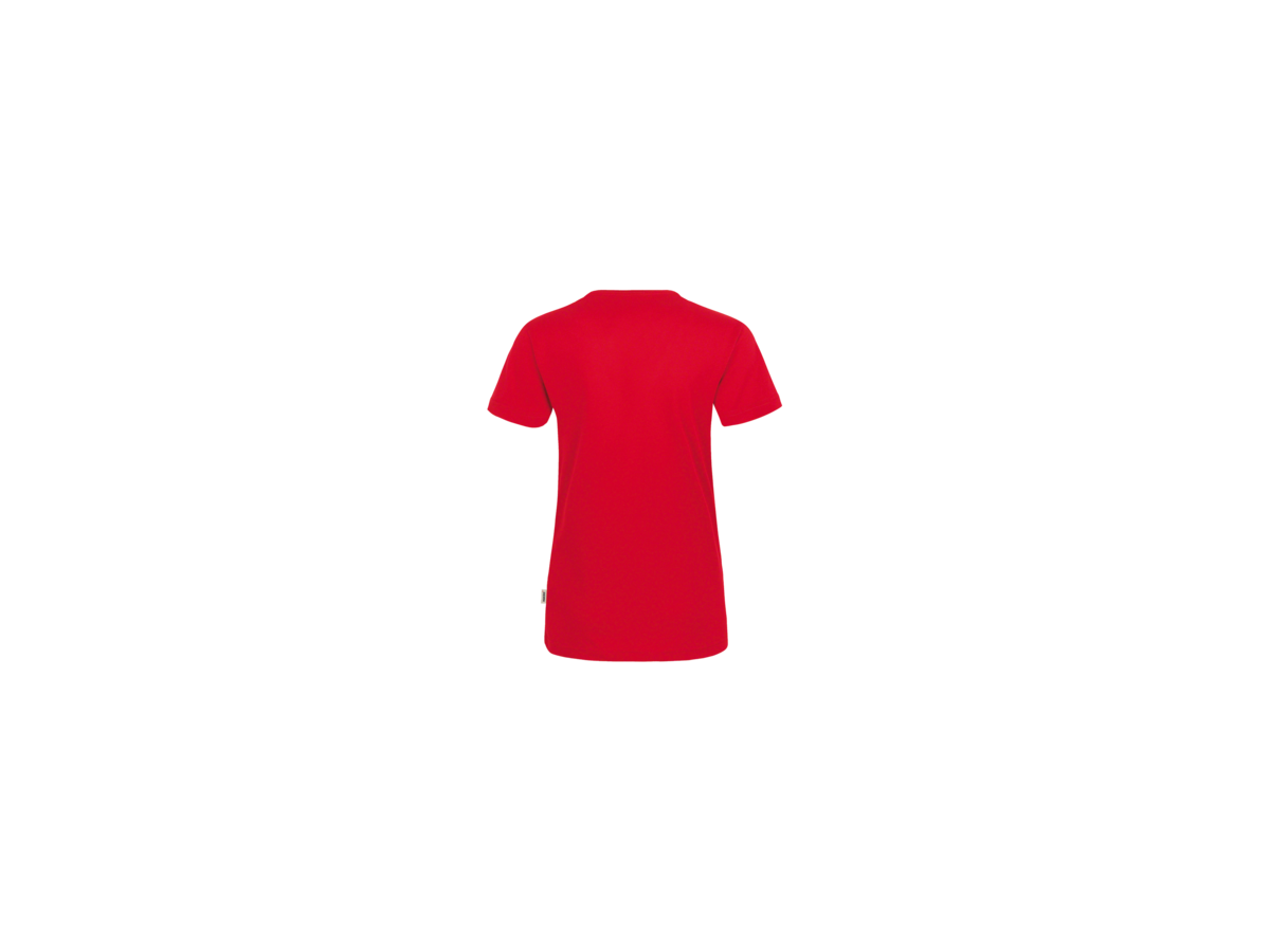 Damen-V-Shirt Performance Gr. L, rot - 50% Baumwolle, 50% Polyester, 160 g/m²