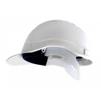 Schutzhelm Articap II weiss - mit Textilbänderung und Druckverschluss