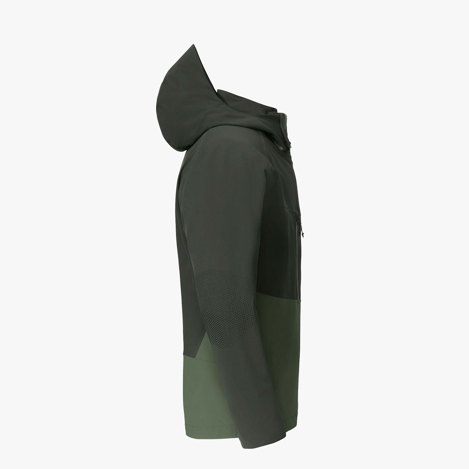 Wetterschutzjacke Zipln Herren Gr. XL - 88%Nylon 12%Elasthan, grün