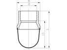 Saugkorp Typ 050 PVC-U - mit Klebemuffen metrisch