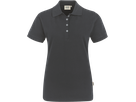 Damen-Poloshirt Stretch XS anthrazit - 94% Baumwolle, 6% Elasthan, 190 g/m²