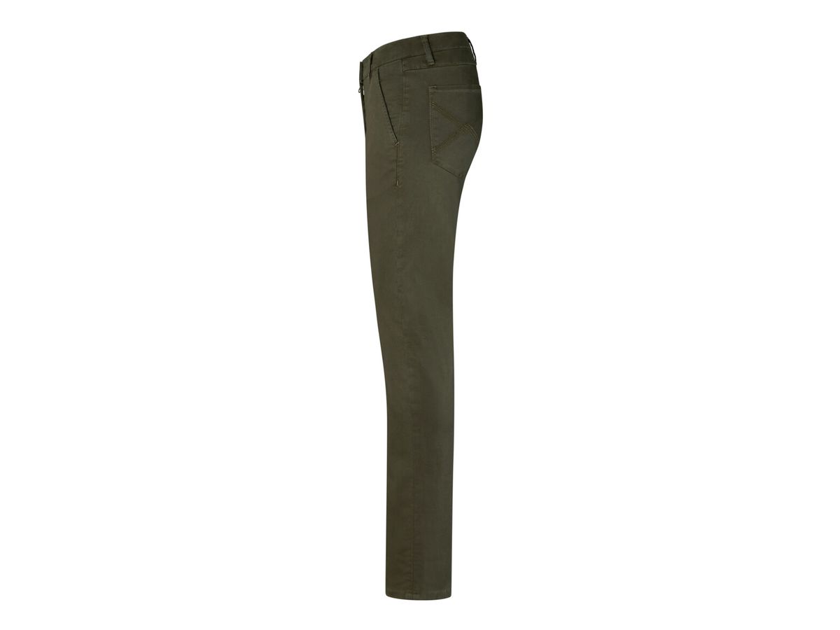 Damen Chinohose X-Stretch, Gr. XL - olive, 98% CO / 2% Elasthan