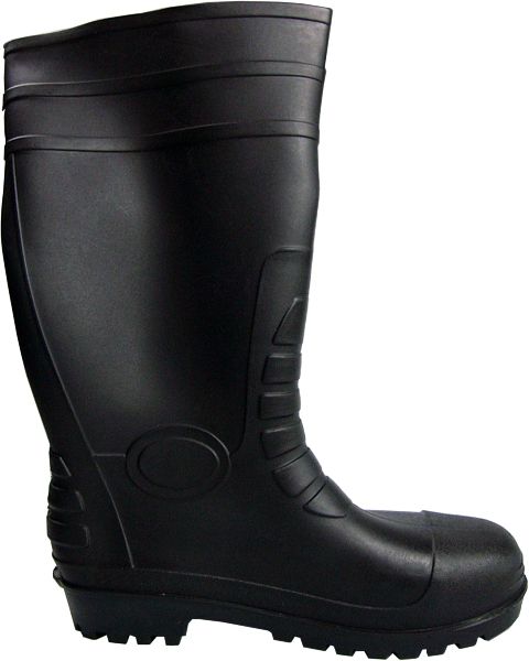 Sicherheitsstiefel Black Boot Grösse 40 - schwarz m. Stahlkappe + Stahlsohleneinl.