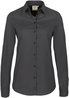 Bluse 1/1-Arm Perf. Gr. 6XL, anthrazit - 50% Baumwolle, 50% Polyester, 120 g/m²