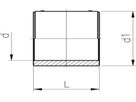 HDPE-Druckschweissmuffe ELGEF 315 mm