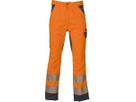 Warnschutz-Bundhose Gr. 58 - EXTENSO REFLEX, leuchtorange/grau