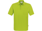 Pocket-Poloshirt Perf. Gr. 4XL, kiwi - 50% Baumwolle, 50% Polyester, 200 g/m²